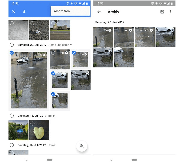 Android-Fotos verstecken Google Fotos