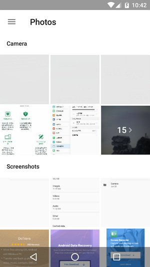 Screenshots auf Android finden