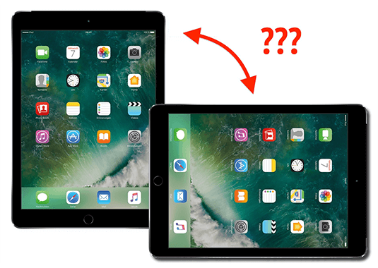  iPhone/iPad Bildschirm dreht sich nicht